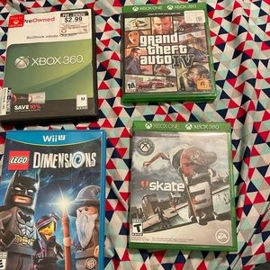 I was cleaning my room and found some games. Looking to sell them all at once.